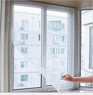 

2019 New Indoor Insect Fly Screen Curtain Mesh Bug Mosquito Netting Door Window Anti Mosquito Net For Kitchen Window