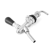 Adjustable Draft Beer Faucet with Flow Controller Adjustable Faucet for Homebrew Beer Keg Tap Homebrew Dispenser beer barrel set with adjustable beer faucet accessories brass beer dispenser pump suit kegerator tap homebrew beer equipment