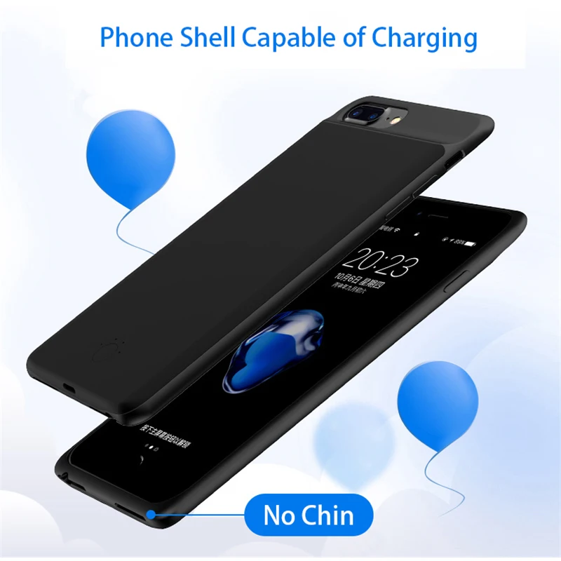 

5000mah for iPhone 6 6s 7 8 7000mAh for iPhone 6s/6/7/8 Plus External Battery Charger Case Mobile Battery Power Bank Phone Cover