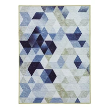 Европейский Винтажный стиль алмазное Сращивание геометрический узор ковер нескользящий моющийся Прочный Коврик для гостиной/спальни