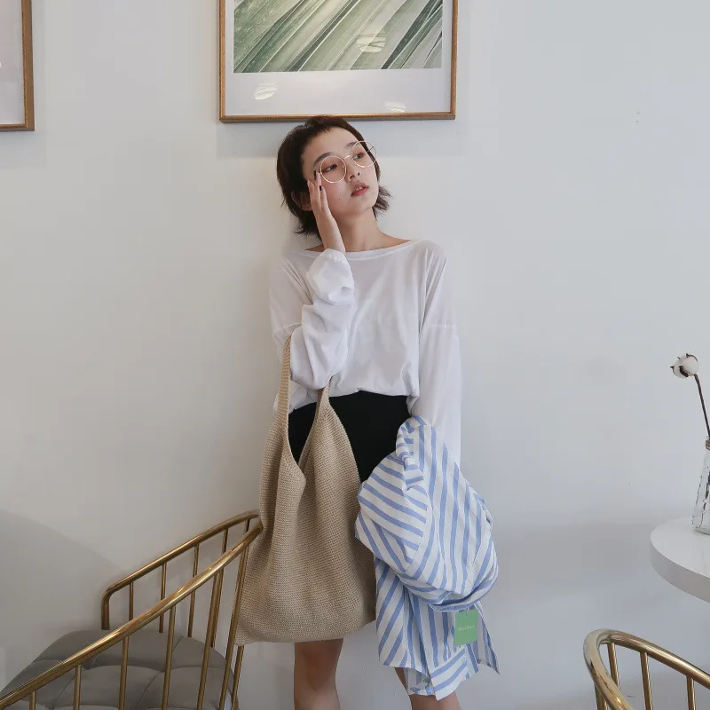 Шерстяная женская сумка через плечо, новинка, модная сумка через плечо для девушек, корейский стиль, простая женская сумка-мессенджер, Основная сумка LSH360