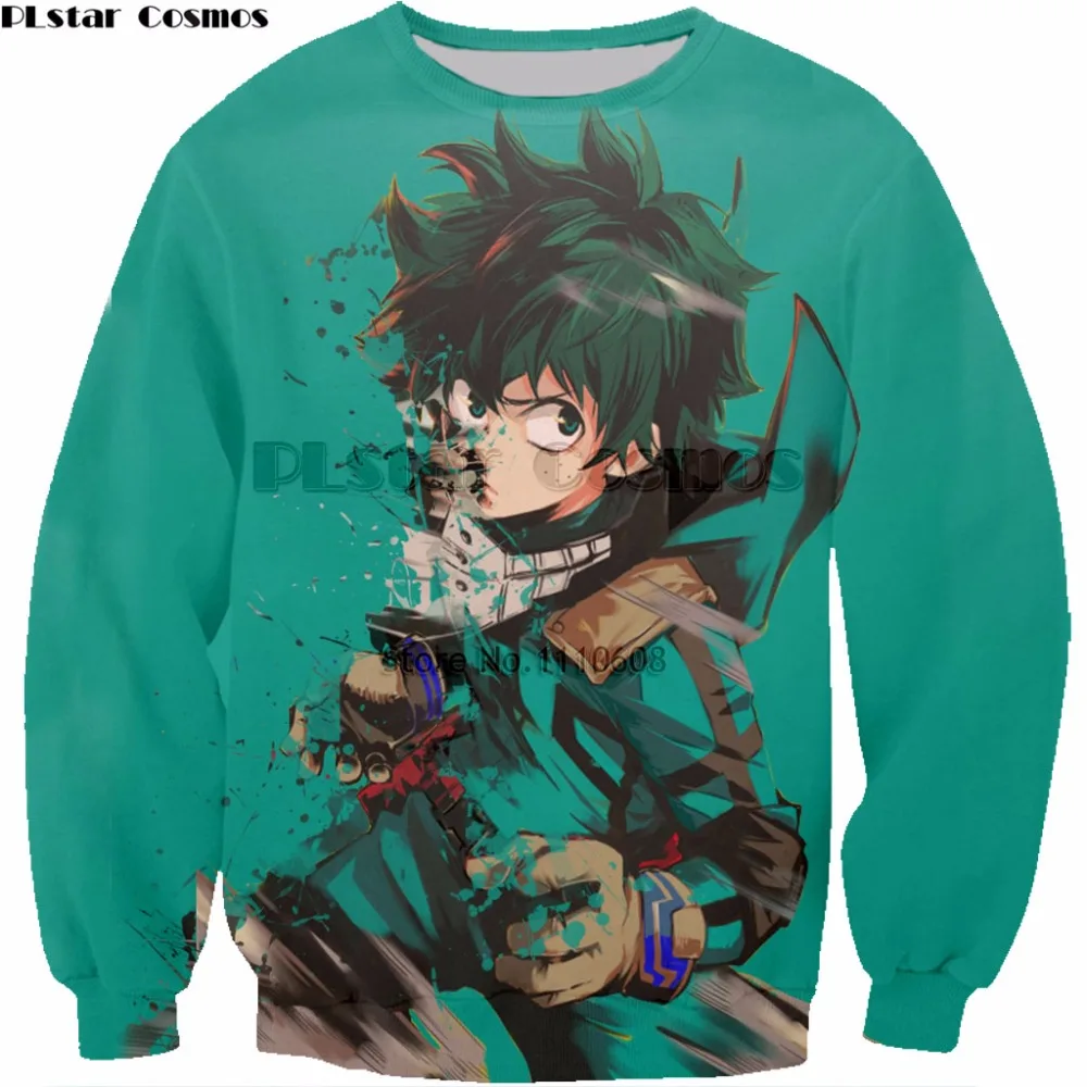 

PLstar Cosmos Anime Boku No Hero My Hero Academia Cosplay Tees 3D Print Hoodie/Sweatshirt Unisex Top Plus size XS-7XL