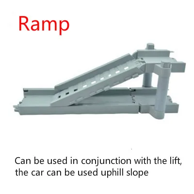 DIY сборка пластиковых аксессуаров мост и рампа гоночная дорожка железная дорога подходит для всех изгибающихся дорожек и волшебных гоночных игрушек для мальчиков - Цвет: 5