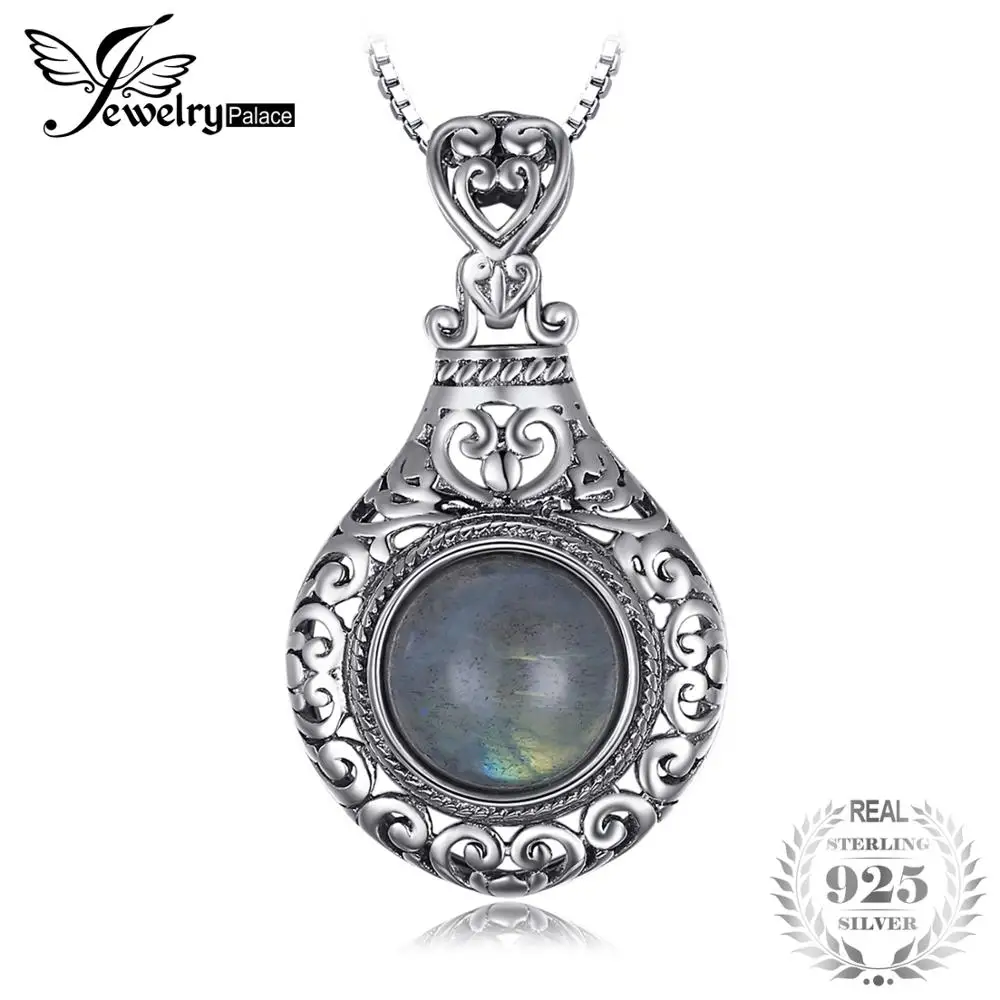 Jewelrypalace Vintage 26Ct Genuine Labradorite Pendants 925 Sterling Silver Necklaces Fine Jewelry Not Include Chain huismerk kopen in de aanbieding Jewelrypalace Vintage 26Ct Genuine Labradorite Pendants 925 Sterling Silver Necklaces Fine Jewelry Not Include Chain huismerk kopen in de aanbieding