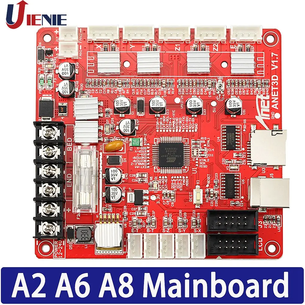 Плата управления 3d-принтером материнская плата для Anet A8 A6 A2 3d принтер Reprap i3 3d принтер материнская плата 1 шт