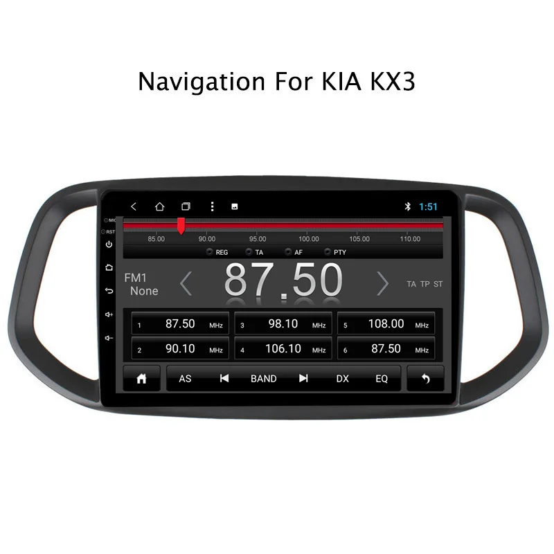 Discount NAVITOPIA 10.1inch 2G RAM 32G ROM Android 8.1 Car DVD Multimedia GPS Navigation for Kia KX3 2015 2016 2017 1