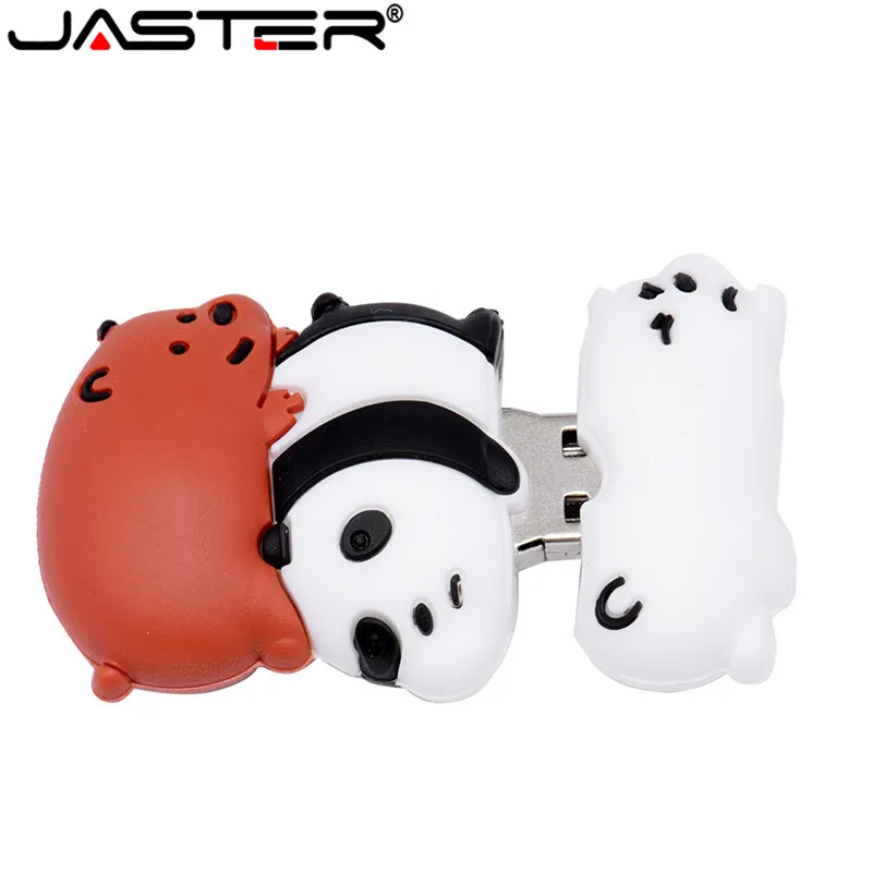 Jaster lovely panda флеш-накопитель флеш-диск USB 2,0 реальная емкость диска подарочная карта памяти 4 ГБ 8 ГБ 16 ГБ 32 ГБ 64 ГБ