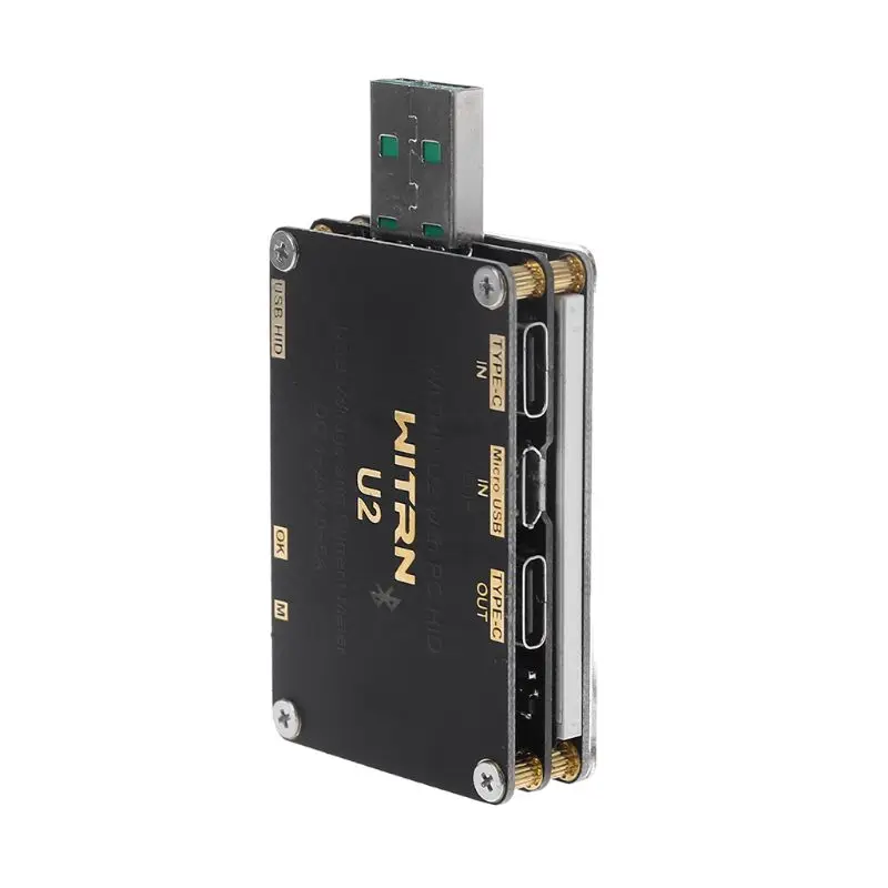 USB Tester QC4.0+ PD3.0 2.0 PPS Quick Charging Protocol Capacity DC meter 4~24V 5A WEB-U2