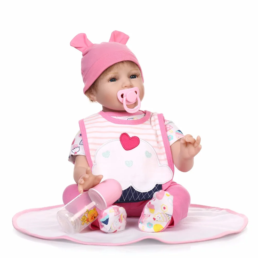 Nicery 20-22 дюйма 50-55 см кукла Bebe Reborn Мягкая силиконовая игрушка для мальчиков и