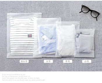 

DHL 24*35cm Multifunctional Practical Portable Household Travel Zip Lock Pouch Luggage Clothes Plastic Party Bag Organizer Set