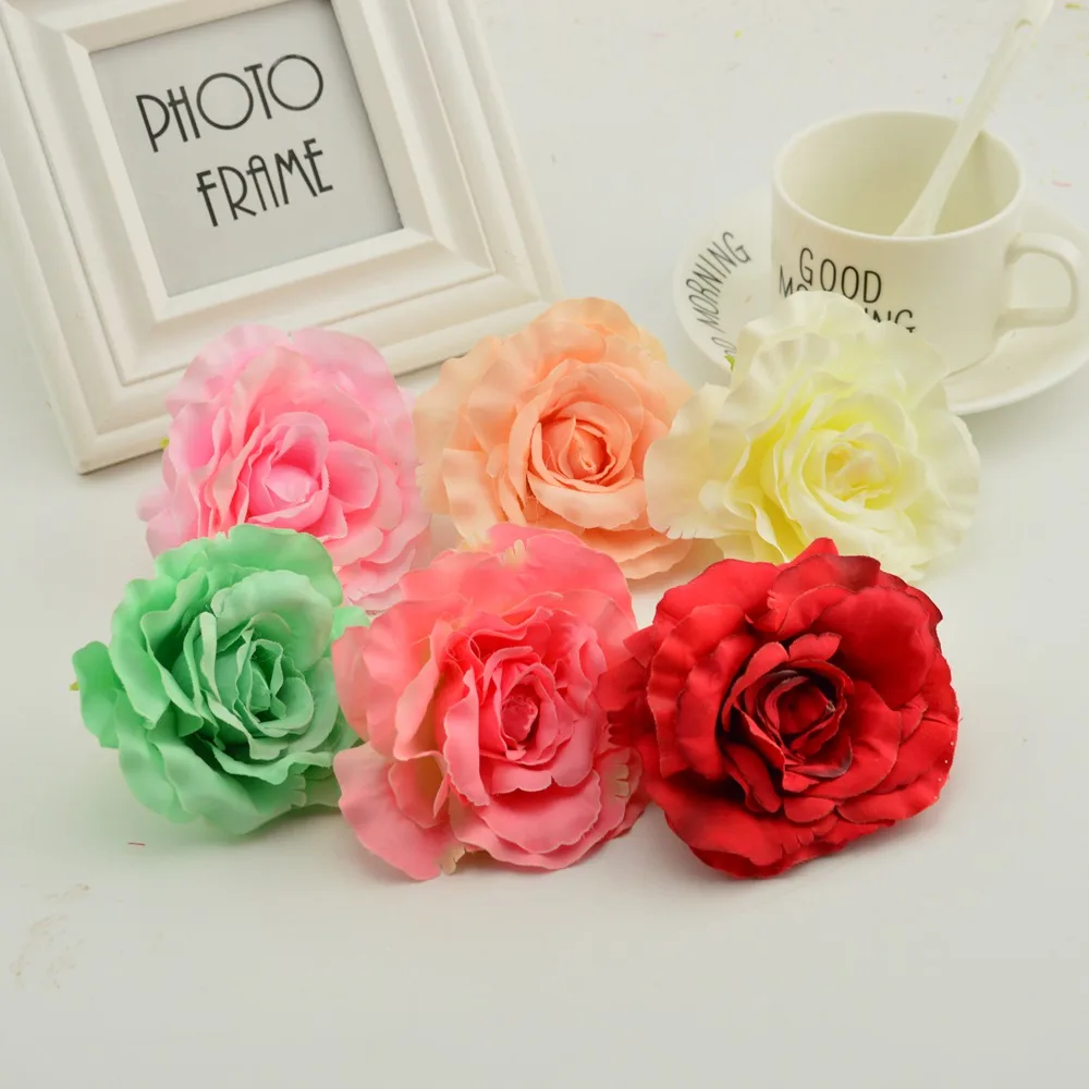 8cm cheap Artificial flowers for Party wedding garden decoration diy Bridesmaids wreaths fake flower bouquet silk rose heads 8cm cheap Artificial flowers for Party wedding garden decoration diy Bridesmaids wreaths fake flower bouquet silk rose heads