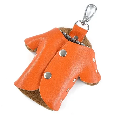 

2019 Creative 100% Genuine Leather Lovely Key Holder Solid Key Wallets Key Bag Car Housekeeper Holders Key Organizer DC52
