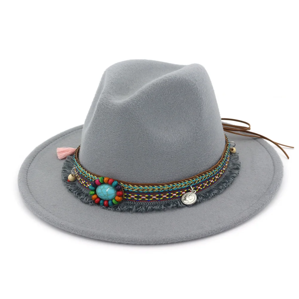 Ethnic Style Fedora Hats 