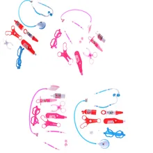 Синий/розовый набор ролевых игр доктор игрушки для детей ролевые игры Классические игрушки имитирующие больничные детские игрушки