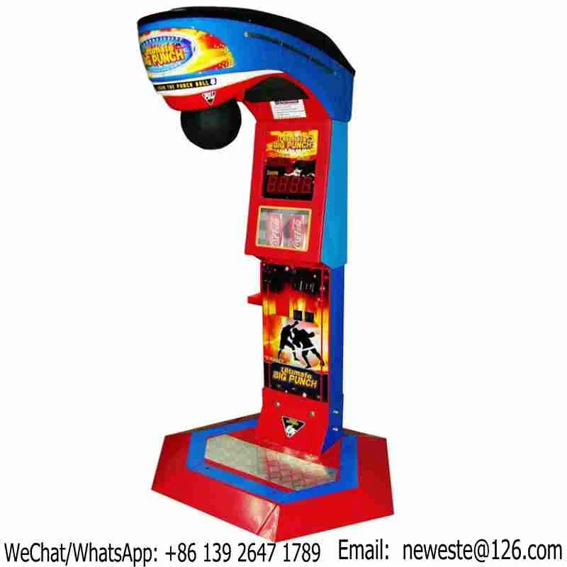 Hot Selling Amusement Equipment Redemption Tickets Arcade Machine Coin Operated Boxing Punch