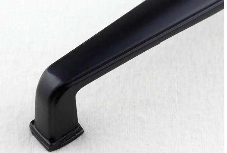 96 мм черный ящик комода тянуть ручку черный кухонный шкаф дверные ручки Черный оборудования украшения мебели тянуть современный