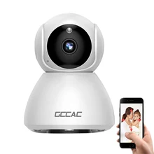 GCCAC IP Camera 1080P Wifi Wireless Smart Cam Home Security Surveillance PTZ Motion Wi Fi Monitor TF Card IPcam Wi-Fi Camera