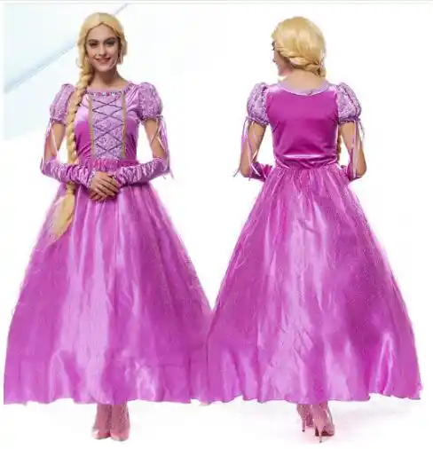 fantasia rapunzel adulto