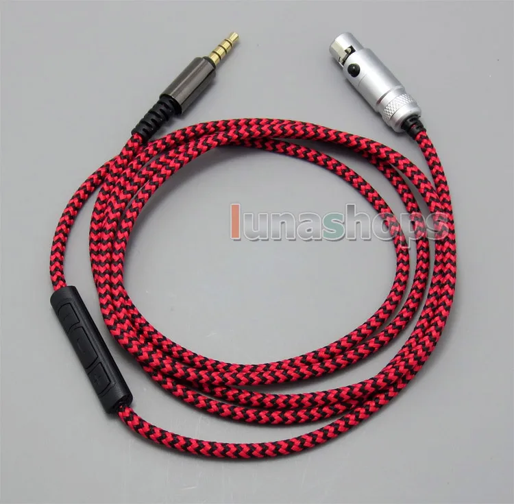 LN004962 Hi OFC With Mic Remote Headphone Cable For AKG Q701 K702 K271s