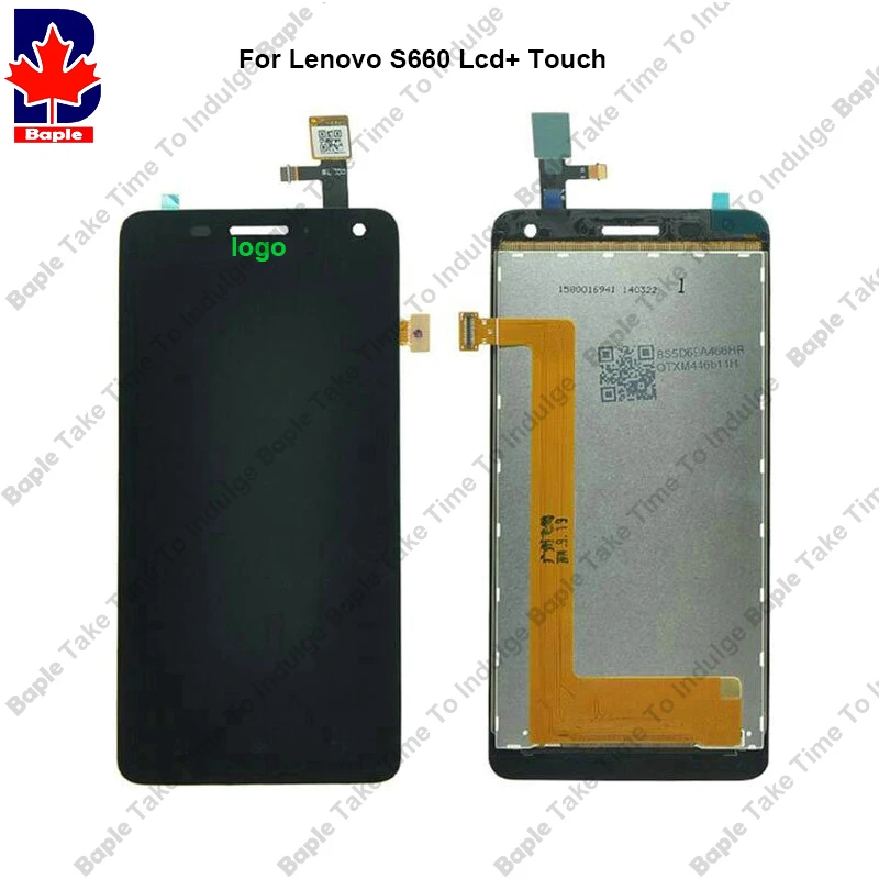 

High Qaulity 4.7'' For Lenovo S660 Lcd Display Assembly Complete + Touch Screen Digitizer Sensor Free Shipping+tracking