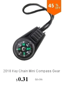 Брелок для ключей Мини Компас снаряжение для отдыха на открытом воздухе Кемпинг Туризм поиск пути Hiker Navigator вспомогательное снаряжение для выживания карманный компас инструмент