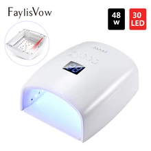 7800Ah литий-ионная батарея перезаряжаемая Сушилка для ногтей 48 Вт лампа для ногтей машина для отверждения УФ-Гель-лак для ногтей маникюрная лампа для ногтей
