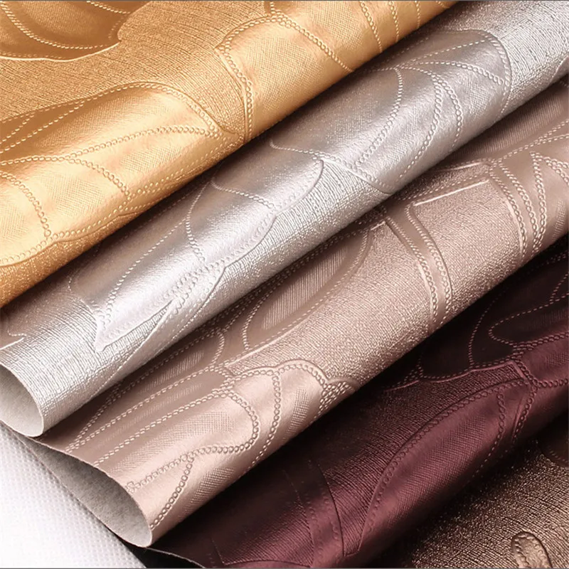 A4 Lotus Pattern PVC Leather Fabric High Quality Synthetic Leather DIY Sewing Material for Handmade Crafts Wholesales