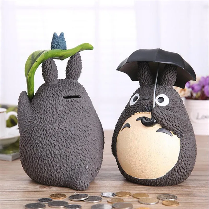 Mi vecino Totoro alcancía resina Totoro figuras estilo japonés moneda caja 1 pieza envío gratis Mi vecino Totoro alcancía resina Totoro figuras estilo japonés moneda caja 1 pieza envío gratis