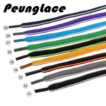 Качественные PeungLace 1000 пара/лот 130 см овальные спортивные шнурки двухцветные овальные шнурки для кроссовок