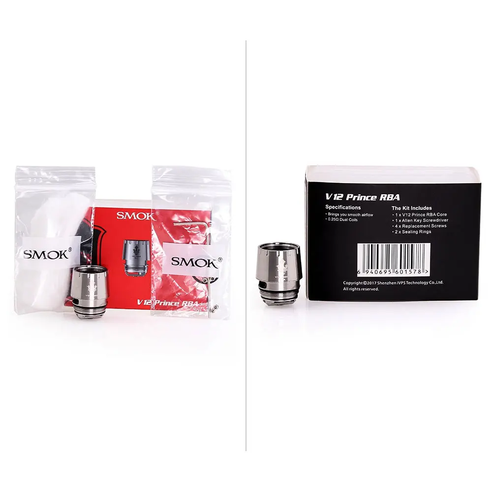 SMOK TFV12 Prince Coils-Q4/X6/T10/M4 для smok tfv12 prince tank электронная сигарета Core Stick prince/X-priv Kit