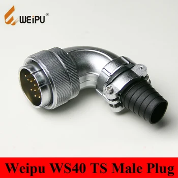 

Original Weipu Connector WS40 TQ 5 9 15 26 31 Pin Male TS Angled Sleeve Cable Male Plug
