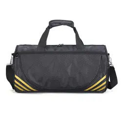 Повседневная дорожная сумка для путешествий в выходные, непромокаемая оксфордская цилиндрическая сумка на плечо с обувью, мужские