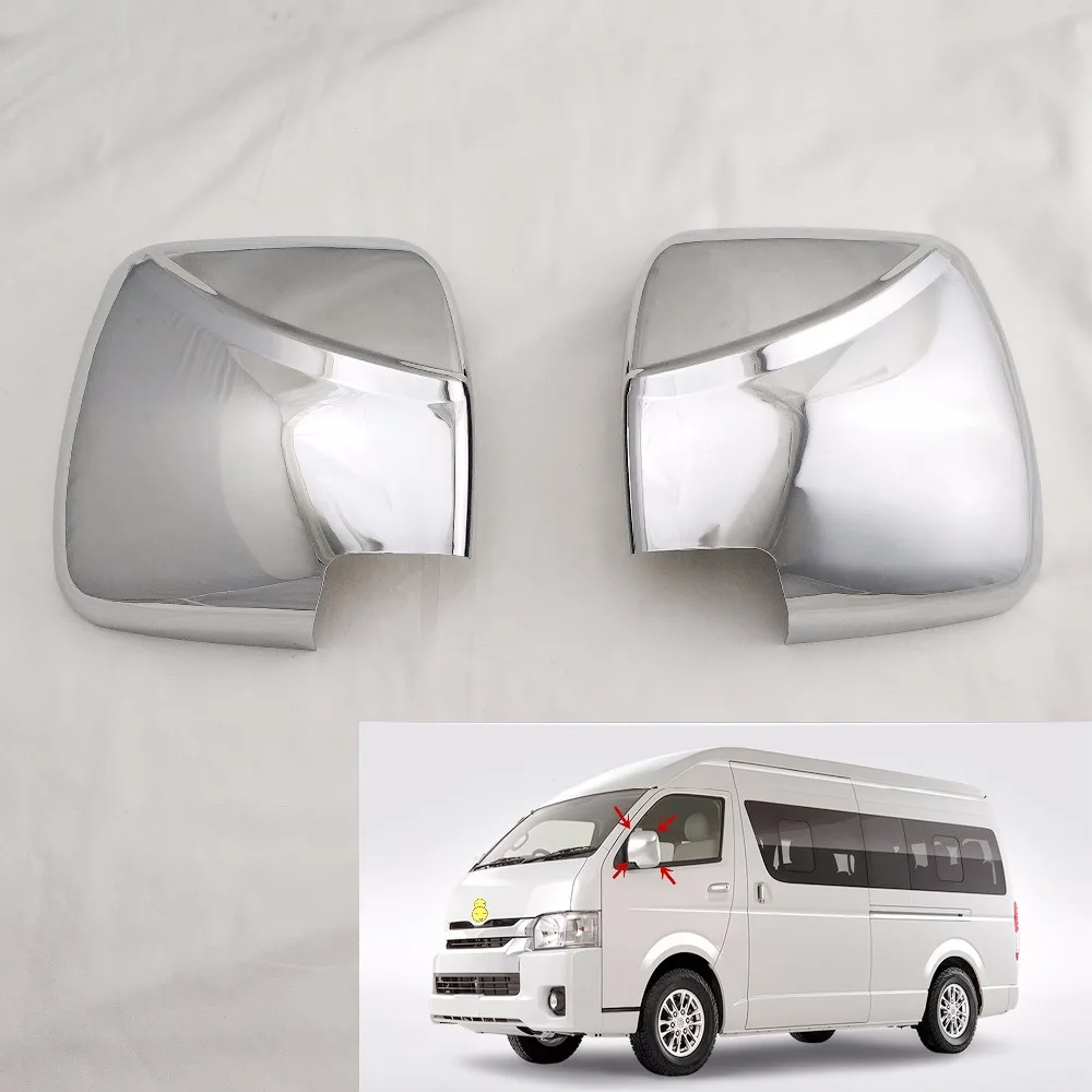

ABS Chrome Car Side Door Rear View Mirror Cover for Toyota HIACE 2008 2012 2016