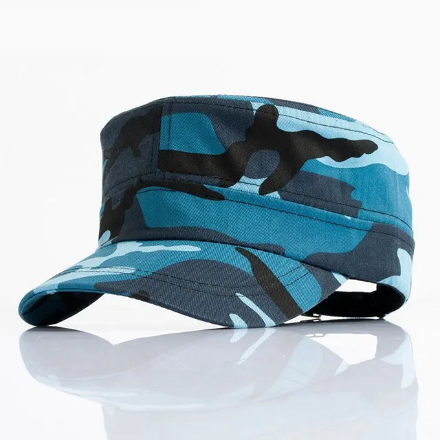 AEbone Camouflage Flat Cap for Men Camo Military Hats Casual Summer