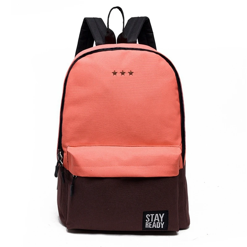 Canvas School Bagpacks for Teenage Girls 2017 Patchwork Back Pack Star Embroidery Design Women Rucksack font