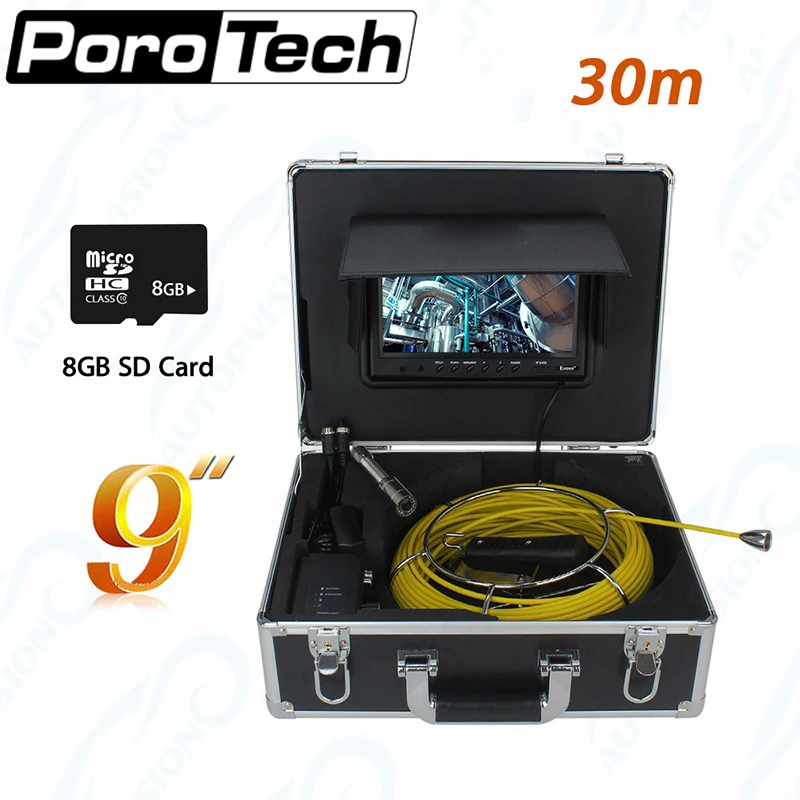 WP90A 30m camera for sewer inspection service / 30m video inspection sewer pipe camera with 9inch display 23mm lens camera 8GB цена WP90A 30m camera for sewer inspection service / 30m video inspection sewer pipe camera with 9inch display 23mm lens camera 8GB цены онлайн