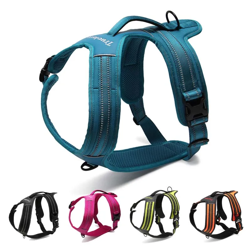 MySudui Truelove No Pull Dog Harness Dog Pet Harness Vest Large Small Harness Vest Adjustable Safety Walking Harness For Dog (1)