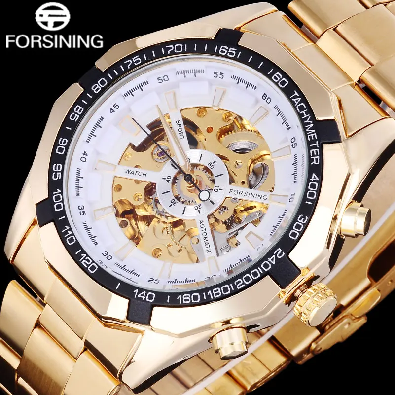 FORSINING 2017 Popular Brand Men Watches Simple Automatic Mechanical