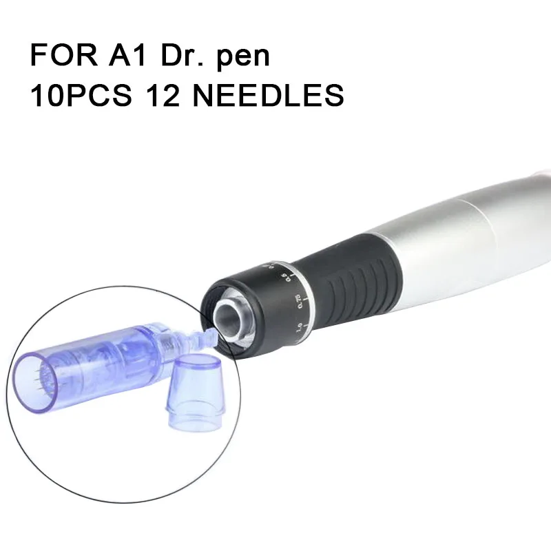 A1-Electric-Derma-Pen-Needles-10pcs-Bayonet-12-pin-MYM-Cartridge-For-Auto-Microneedle-Derma
