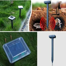 Solar Power Ultraschall Schädlingsbekämpfer Chaser Schlange Nagetier Mäuse Gopher Ratte Mole Repeller für Garten Hof Gras