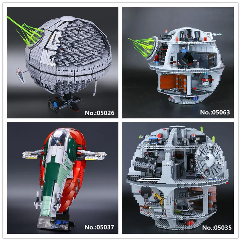 

LEPIN 05026 05035 05063 Death Toys s 05037 Slave Bricks NO.1 Building Block Christmas 10143 79159 10188 75060 Christmas gift