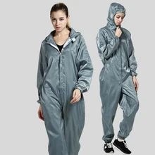 GM защитная одежда комбинезоны для рабочих дышащая защитная одежда Пылезащитная Антистатическая изоляция комплекты S-XXXL B1012-2