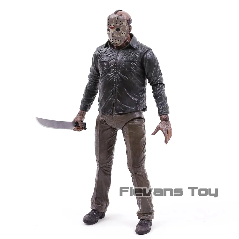 2009 Deluxe Edition NECA Figure Friday 13 Джейсон Вурхиз экшн-фигурка ПВХ ужас коллекционные игрушки модель игрушки