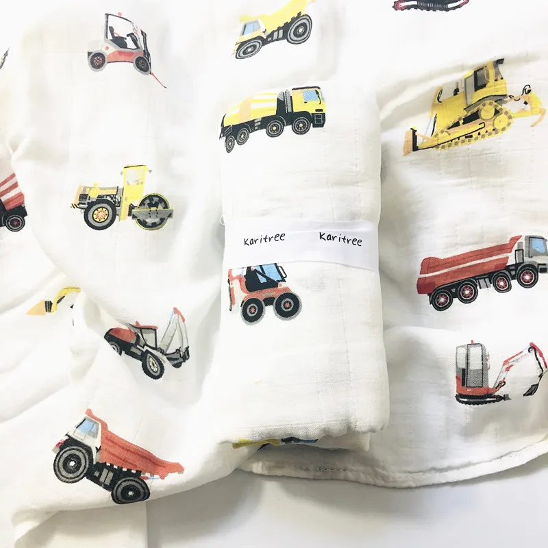 Розовые 70% бамбуковые хлопковые муслиновые пеленальные одеяла для новорожденных ins марлевые детские пеленки sleepsack swaddleme банное полотенце - Цвет: zm crane