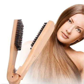

2017 * hair care 1pcs / pack High Quality Boar Bristle Hair Brush Styling Anti-static Comb