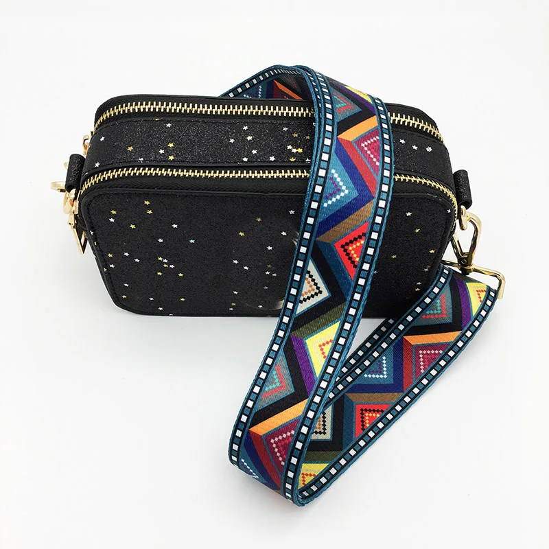 IKE MARTI Colorful Bag Strap Belt Flower Replacement Wide Straps for Crossbody Bag Accessories Nylon Shoulder Strap for Bags IKE MARTI Colorful Bag Strap Belt Flower Replacement Wide Straps for Crossbody Bag Accessories Nylon Shoulder Strap for Bags