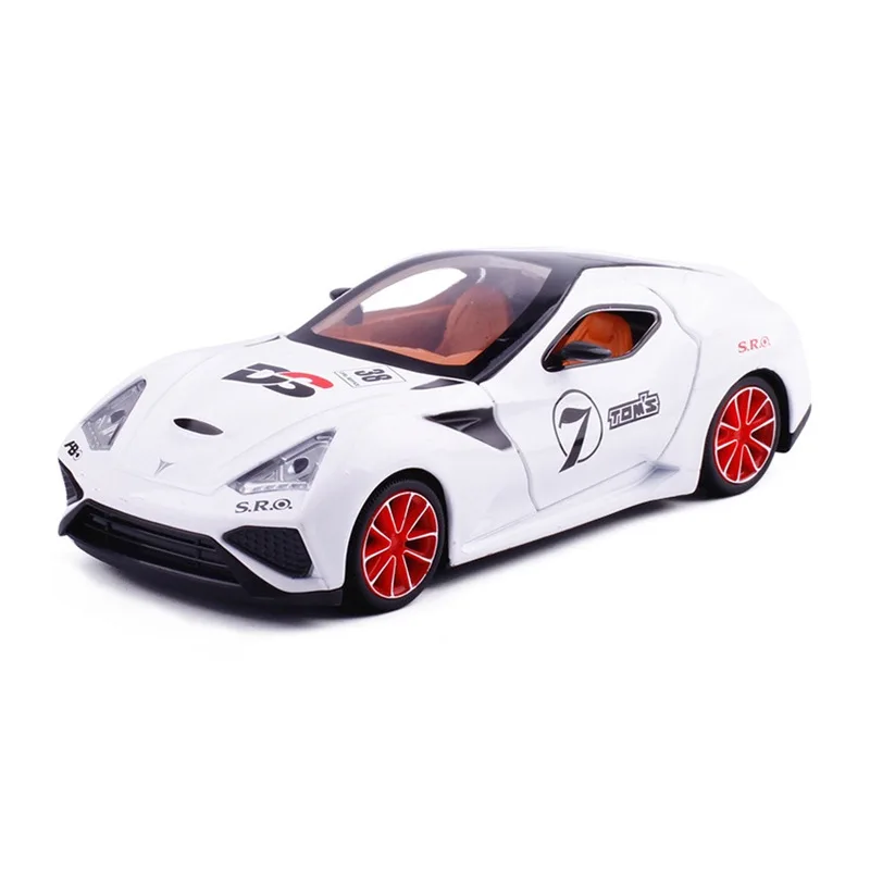 

Interesting 1:32 Italy Luxury sports car alloy car model, simulation die-casting sound and light pull back model, free shipping
