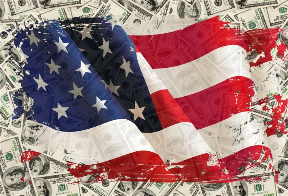 Laeacco американский флаг шаблон USD фотографические фоны Индивидуальные фотографии