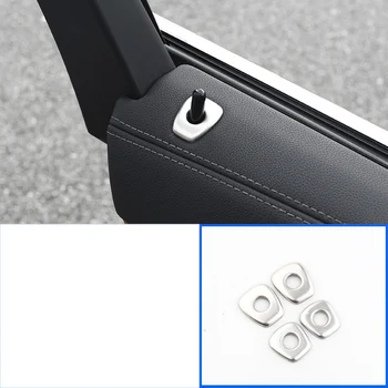 

lsrtw2017 stainless steel car door lift lock frame trims for bmw x3 2018 2019 2020 g01
