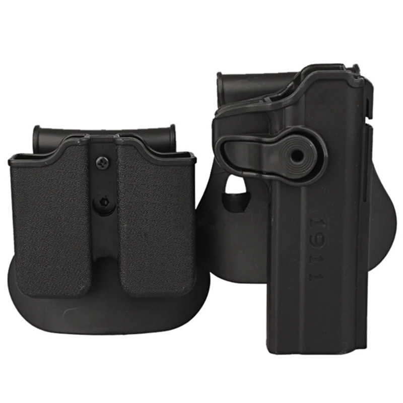 IMI Style Colt 1911 RH Черная Кобура для пистолета и журнала|pistol magazine holster|magazine pistolpistol paddle |